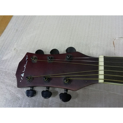 vault acoustic guitars vault ed-10c 41 inch cutaway acoustic guitar - natural - open box b stock   