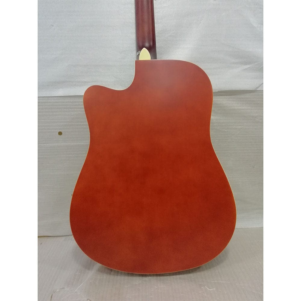 vault acoustic guitars vault ed-10c 41 inch cutaway acoustic guitar - natural - open box b stock   