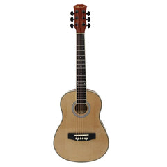 Vault Acoustic Guitars Vault Junior 30 Inch Acoustic Guitar for Kids with Ebook, Bag, Strings, Straps, Picks, String winder & Polishing Cloth - Natural Gloss - Open Box
