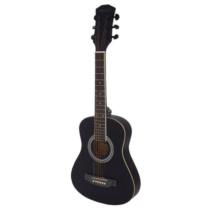 Vault Acoustic Guitars Vault Junior 30 Inch Acoustic Guitar with Truss Rod, Gig-Bag, Strings, Straps, Picks, String Winder, Polishing Cloth & E-Book - Perfect for Kids (Age 5-8 Years)#style_with-truss-rod,color_black