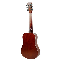 Vault Acoustic Guitars Vault Traveller 34 Inch Acoustic Guitar With Truss Rod, Bag, Strap, Strings, Polishing Cloth, String Winder and Picks - Natural Gloss