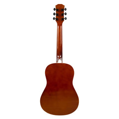 Vault Acoustic Guitars Vault Traveller 34 Inch Acoustic Guitar With Truss Rod, Bag, Strap, Strings, Polishing Cloth, String Winder and Picks - Natural Gloss