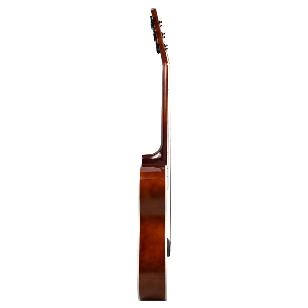 Vault Acoustic Guitars Vault Traveller 34 Inch Acoustic Guitar With Truss Rod, Bag, Strap, Strings, Polishing Cloth, String Winder and Picks - Natural Gloss