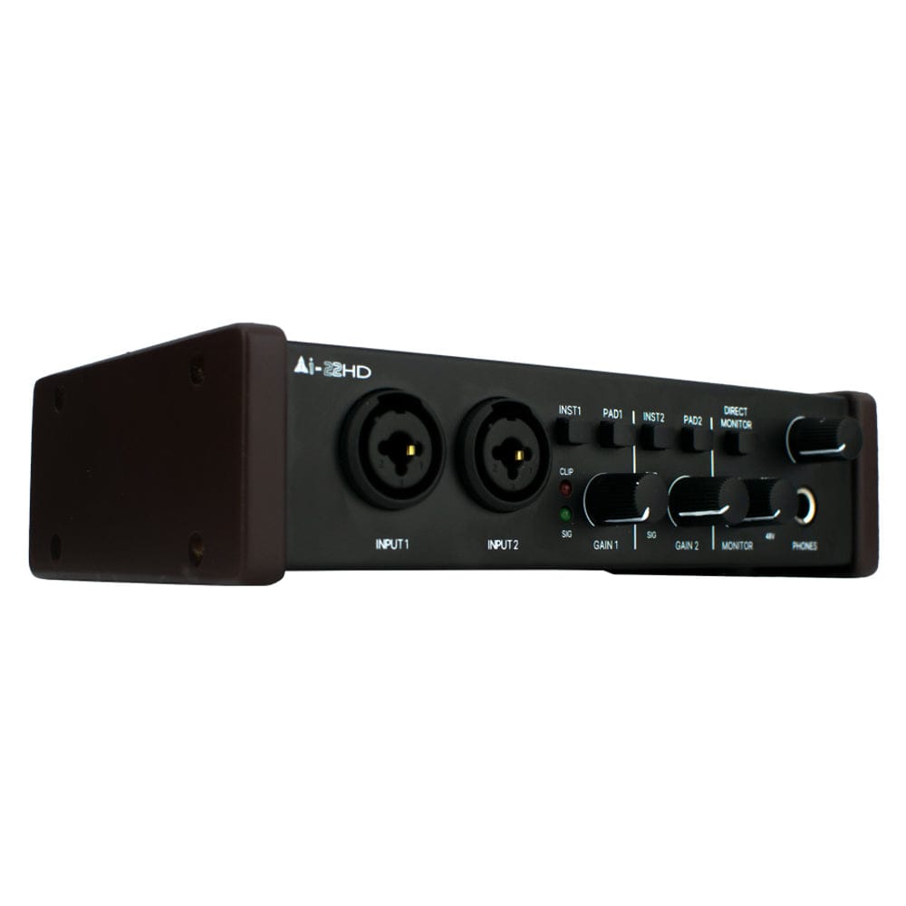 Vault Audio Interfaces Vault Ai22HD 2x2 USB Studio Recording Bundle