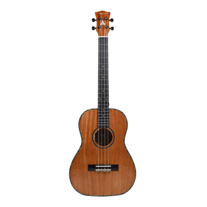 vault baritone ukuleles natural vault performer pro 30" all solid mahogany premium baritone ukulele with eq & gigbag - open box