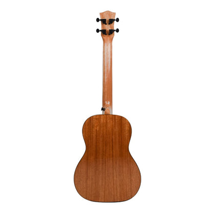 vault baritone ukuleles natural vault performer pro 30" all solid mahogany premium baritone ukulele with eq & gigbag - open box
