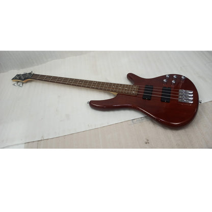 Vault Bass Guitars 202401029965 Vault Performer Pro RB4 Four String Electric Bass Guitar with Gigbag - High Gloss Solid Mahogany - Open Box