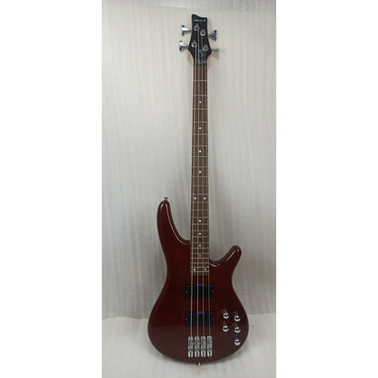 Vault Bass Guitars 202401029965 Vault Performer Pro RB4 Four String Electric Bass Guitar with Gigbag - High Gloss Solid Mahogany - Open Box