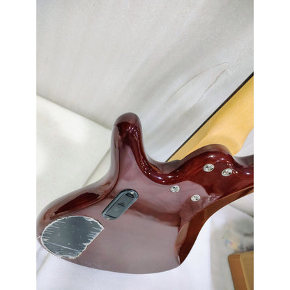 Vault Bass Guitars 202401029965 Vault Performer Pro RB4 Four String Electric Bass Guitar with Gigbag - High Gloss Solid Mahogany - Open Box
