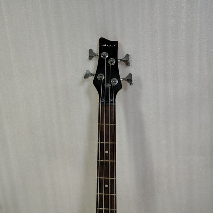 Vault Bass Guitars 202401029965 Vault Performer Pro RB4 Four String Electric Bass Guitar with Gigbag - High Gloss Solid Mahogany - Open Box