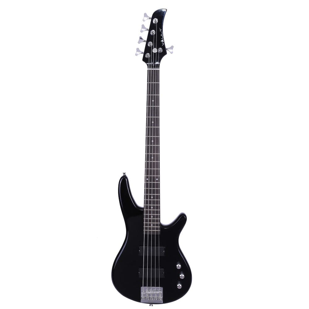 vault bass guitars black vault pb5 precision 5-string bass guitar
