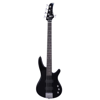 vault bass guitars black vault pb5 precision 5-string bass guitar