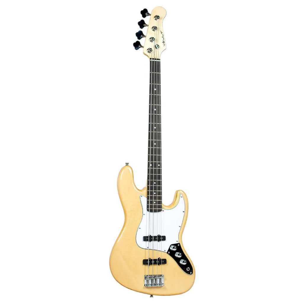 vault bass guitars natural vault jb4 jazz bass 4-string bass guitar      #color_natural