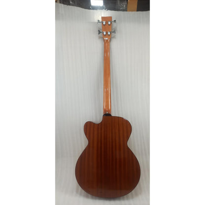 Vault Bass Guitars Vault EB40CE 4 String Solid Top Acoustic Bass Guitar With EQ and Padded Gigbag - 34" Scale Length - Open Box