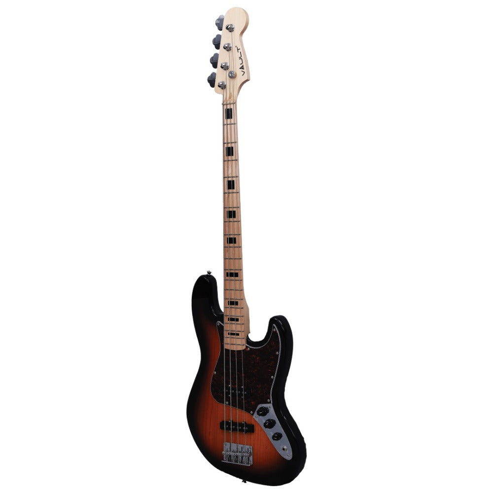 Vault Bass Guitars Vault JB Series 2 Jazz Bass 4-String Bass Guitar#color_3 tone sunburst