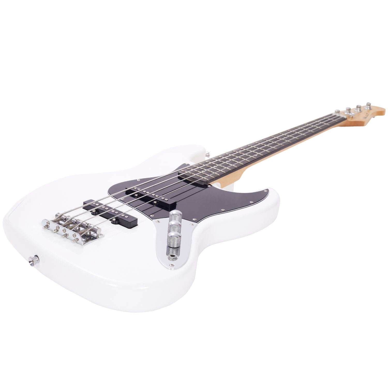 Vault Bass Guitars Vault JB4 Jazz Bass 4-String Bass Guitar #color_white