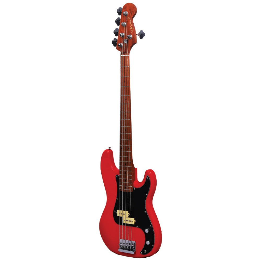 Vault Bass Guitars Vault PB Series 2 Precision Bass 5-String Bass Guitar#colour_red
