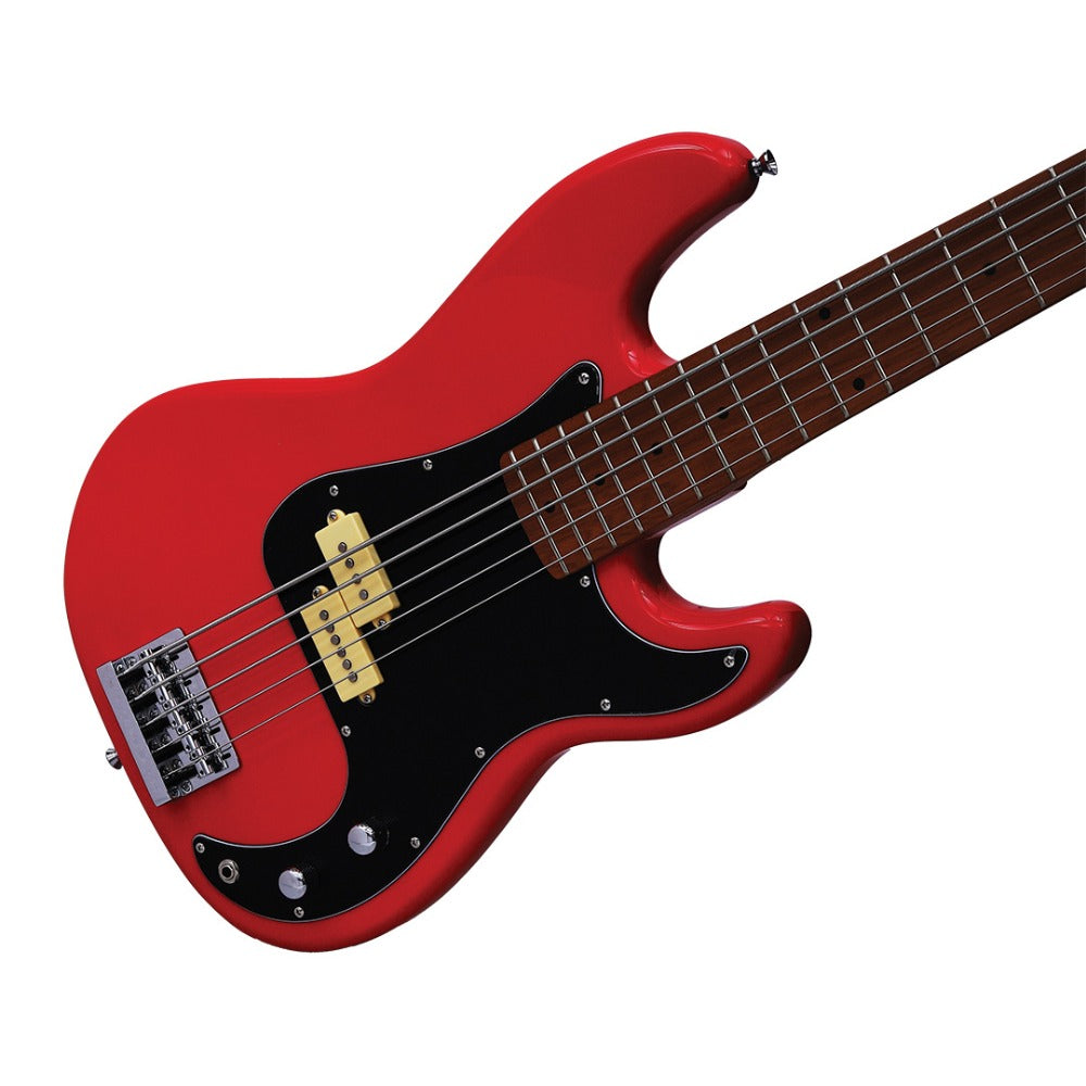 Vault Bass Guitars Vault PB Series 2 Precision Bass 5-String Bass Guitar#colour_red