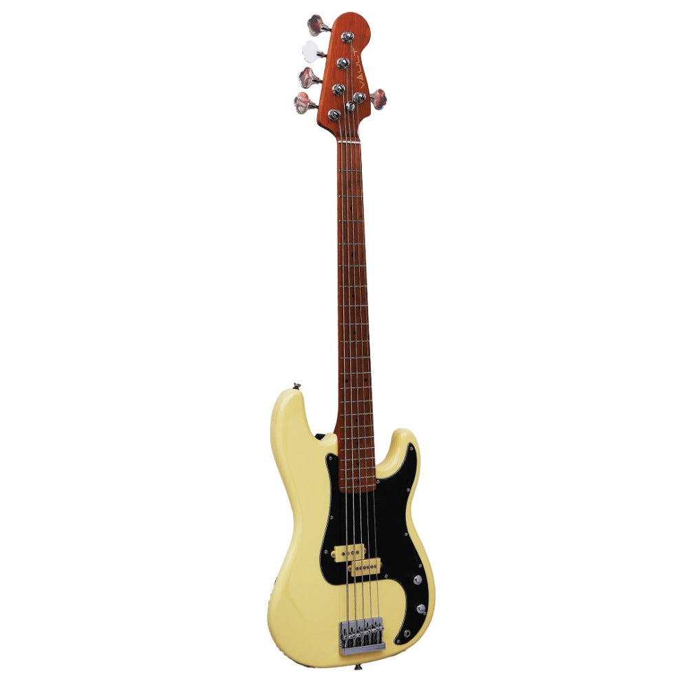 Vault Bass Guitars Vault PB Series 2 Precision Bass 5-String Bass Guitar#colour_buttercream 