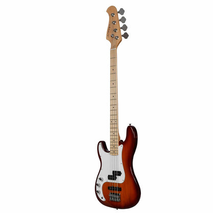 vault bass guitars vault pj style left-handed 4-string electric bass guitar    