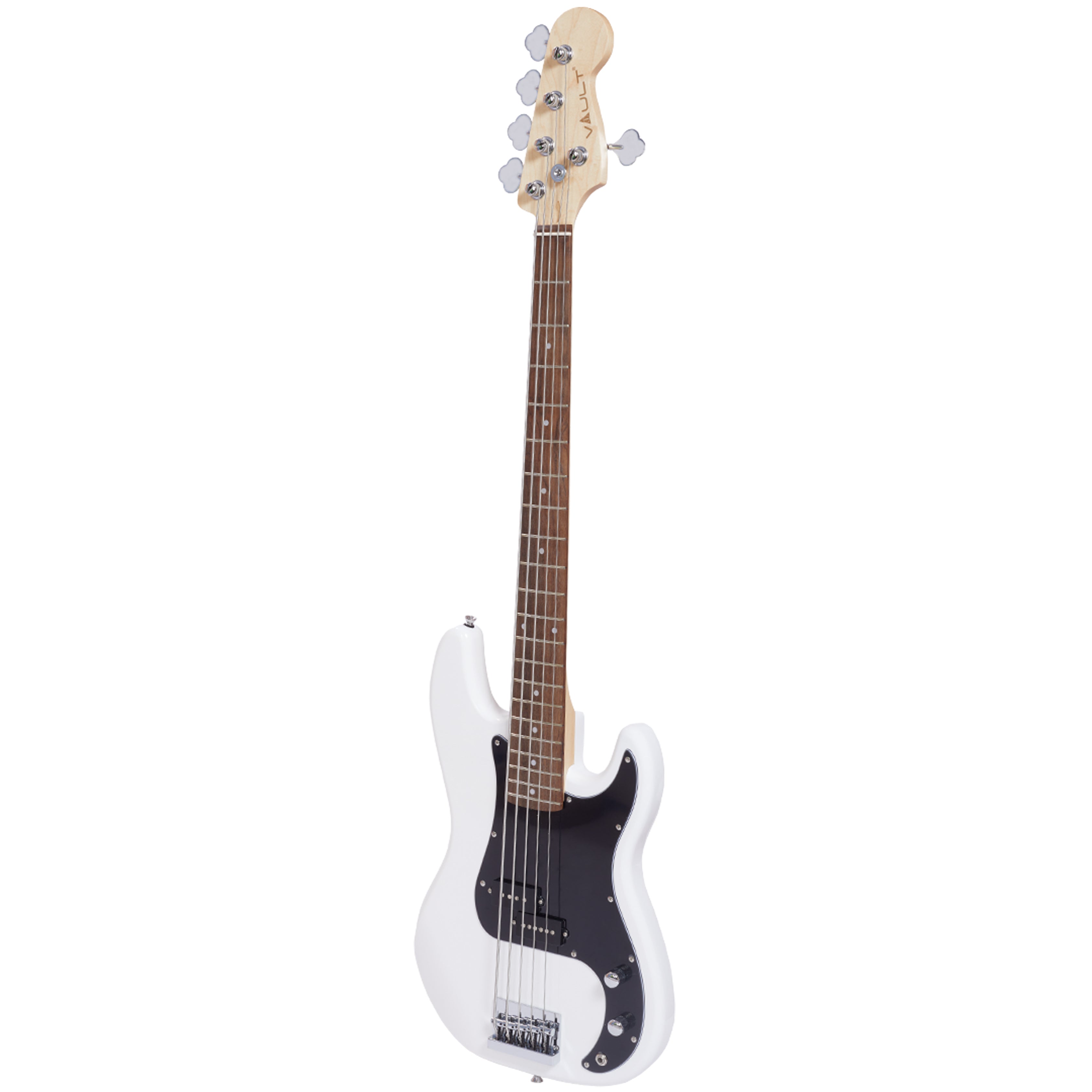 Vault Bass Guitars Vault PRB Series 2 Precision Bass 5-String Bass Guitar #color_white
