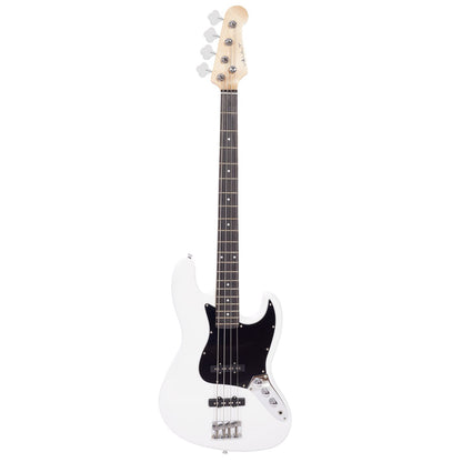 Vault Bass Guitars White Vault JB4 Jazz Bass 4-String Bass Guitar 