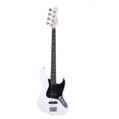 Vault Bass Guitars White Vault JB4 Jazz Bass 4-String Bass Guitar - Open Box