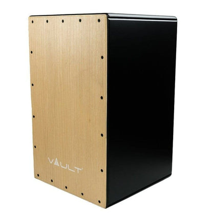 vault cajons natural vault drumbox oak wood cajon with 3 year warranty   