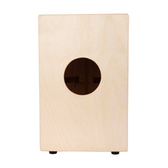 Vault Cajons Vault BCJ-24 Birch/Black/Zebra Wood Cajon with Adjustable Snare