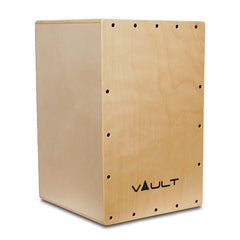 Vault Cajons Vault BCJ-24 Birch/Black/Zebra Wood Cajon with Adjustable Snare
