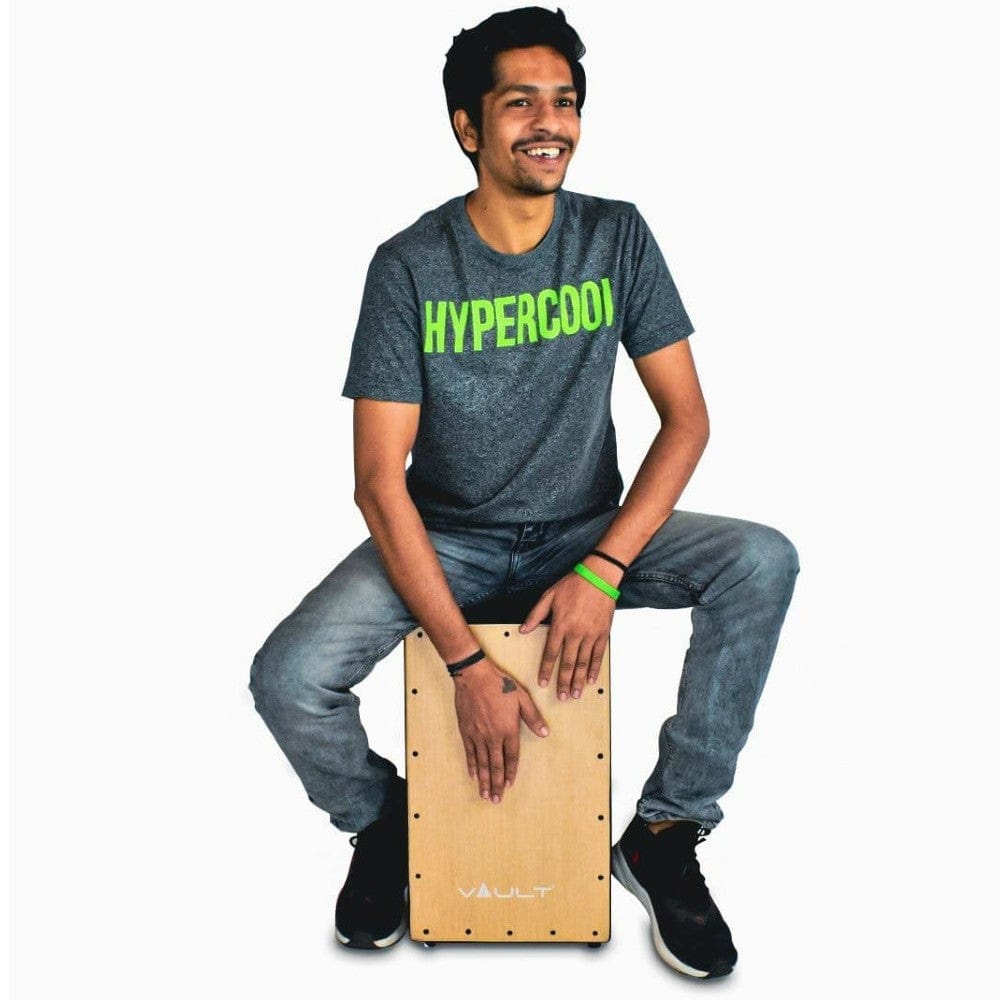 vault cajons vault drumbox oak wood cajon with 3 year warranty   