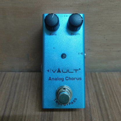Vault Chorus Pedals Vault Analog Chorus Effects Pedal With all Metal Body, Small Footprint & 3 Year Warranty - Open Box B Stock