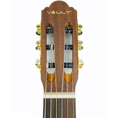 Vault Classical Guitars Natural Matte Vault CL-40 4/4 size Premium Solid Spruce-Top Classical Guitar with Gigbag