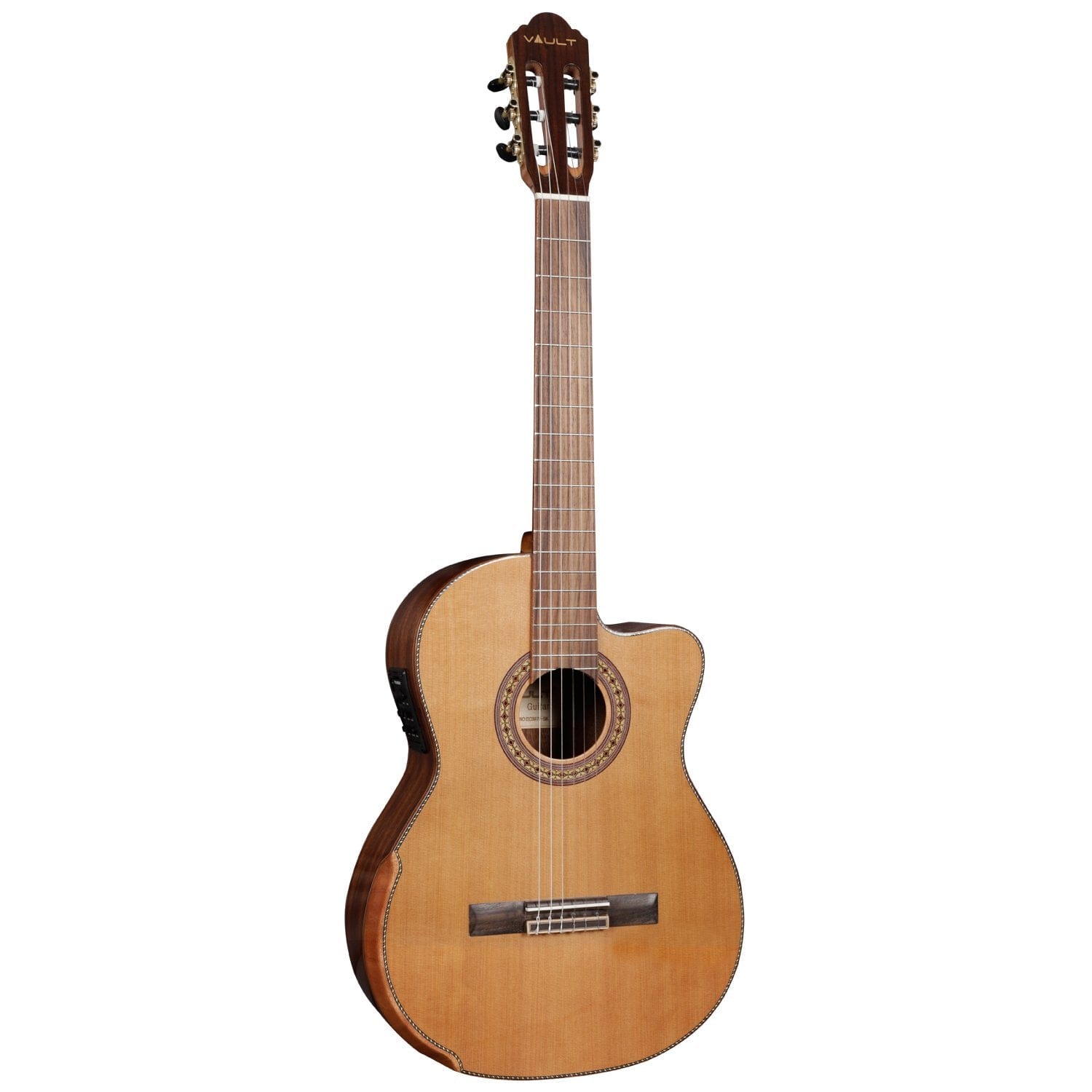Buy Vault EC3970 39 inch Premium Cutaway Classical Guitar with Fishman Pickup Online Bajaao