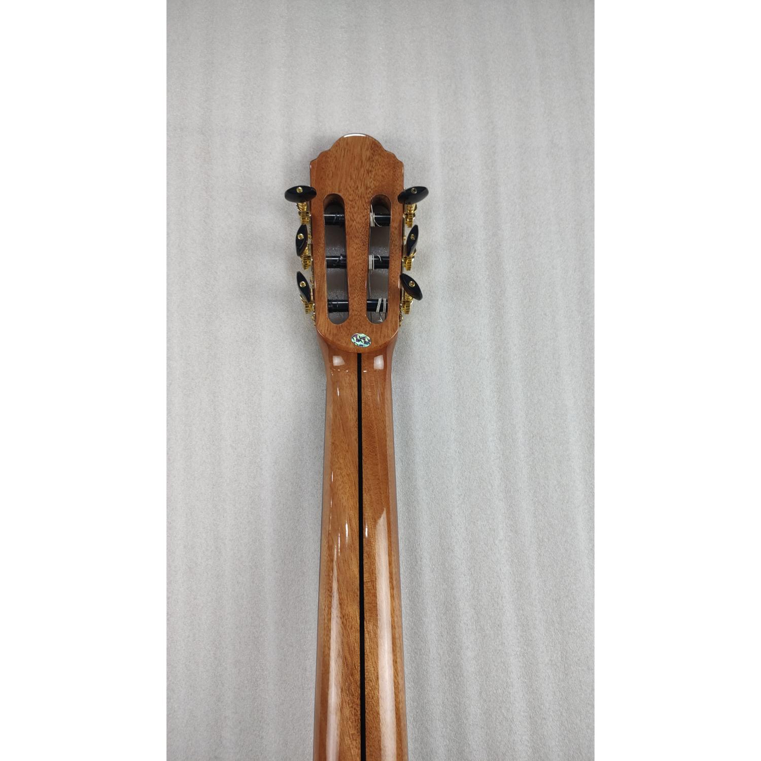 Vault Classical Guitars Vault Performer Pro All Solid Body Classical Guitar with Armrest and Dual EQ Pickup - Open Box