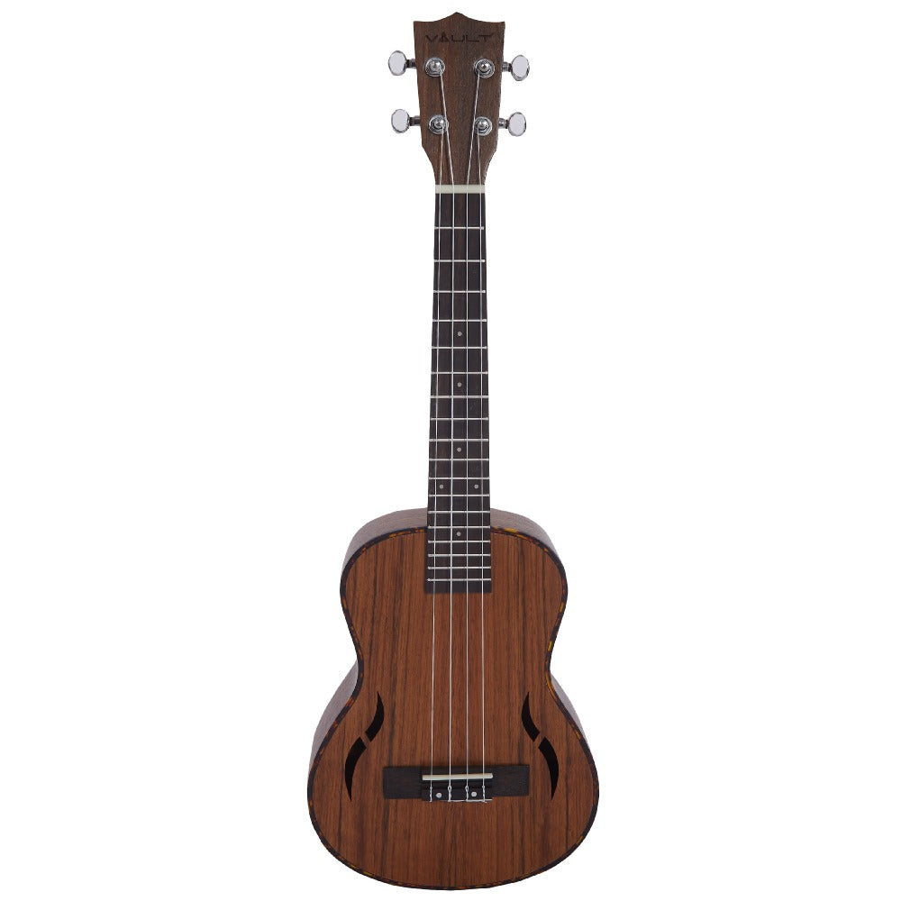 Vault Concert Ukuleles Natural Vault UK-200C 23" Premium Walnut Laminate with Side Soundport Concert Ukulele #color_natural