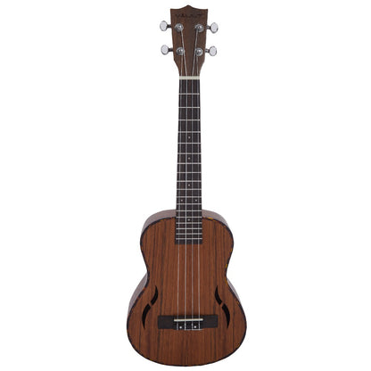 Vault Concert Ukuleles Natural Vault UK-200C 23" Premium Walnut Laminate with Side Soundport Concert Ukulele 