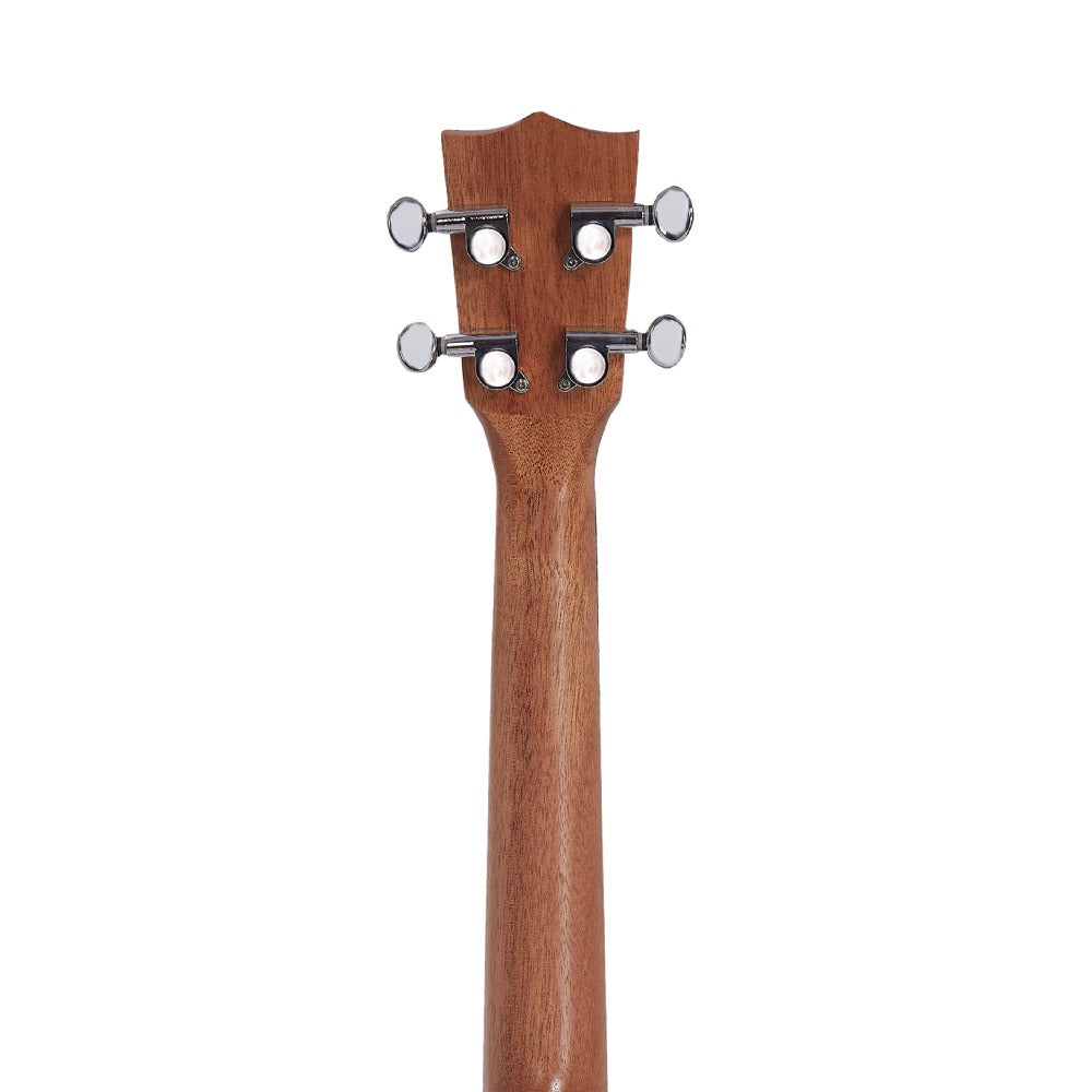 Vault Concert Ukuleles Natural Vault UK-200C 23" Premium Walnut Laminate with Side Soundport Concert Ukulele 