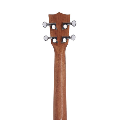 Vault Concert Ukuleles Natural Vault UK-200C 23" Premium Walnut Laminate with Side Soundport Concert Ukulele 