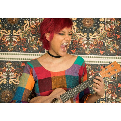 Vault Concert Ukuleles Vault UK-100C 24 inch Arched Back Concert Ukulele With Gig Bag
