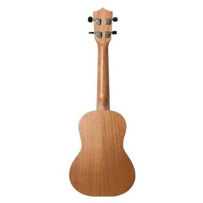 vault concert ukuleles vault uk-100c concert ukulele with hardshell case, polishing cloth and tuner