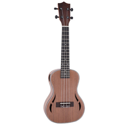 vault concert ukuleles vault uk-200 premium concert ukulele with gig bag, strings, polishing cloth, string winder and picks