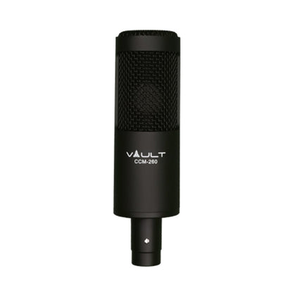 vault condenser microphones vault ccm-260 condenser cardioid microphone with shockmount and xlr cable - open box