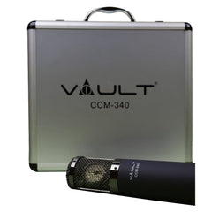 Vault Condenser Microphones Vault CCM-340 Condenser Cardioid Microphone with Shockmount, XLR cable and Case