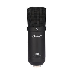 Vault Condenser Microphones Vault VCM Studio Condenser Microphone with XLR Cable, Tripod, Mount and Foam Pop Filter