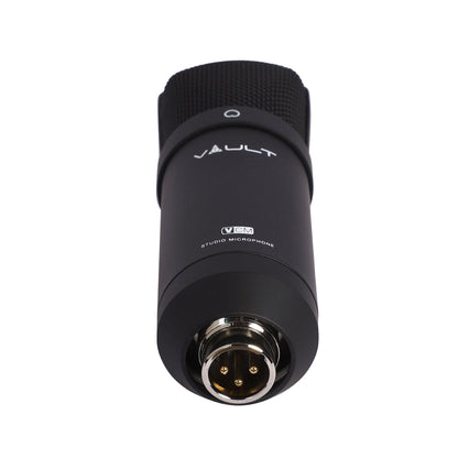 Vault Condenser Microphones Vault VCM Studio Condenser Microphone with XLR Cable, Tripod, Mount and Foam Pop Filter