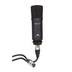 Vault Condenser Microphones Vault VCM Studio Condenser Microphone with XLR Cable, Tripod, Mount and Foam Pop Filter