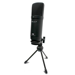 Vault Condenser Microphones Vault VCM Studio Condenser Microphone with XLR Cable, Tripod, Mount and Foam Pop Filter