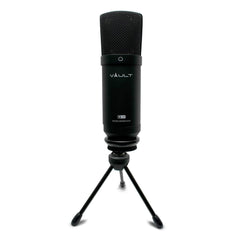 Vault Condenser Microphones Vault VCM Studio Condenser Microphone with XLR Cable, Tripod, Mount and Foam Pop Filter