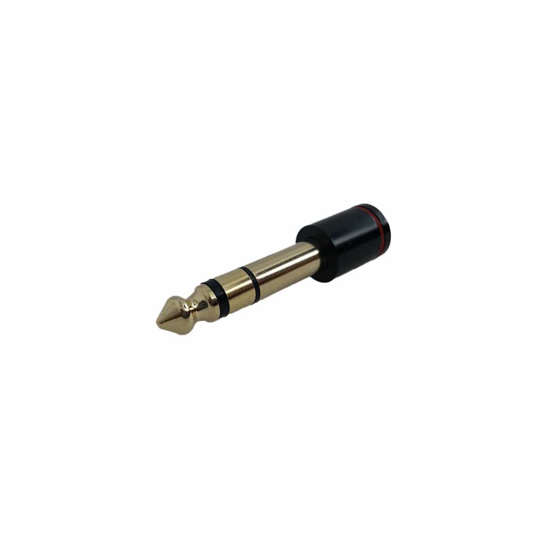 vault converters vault 3.5mm female jack 6.35mm male plug stereo audio adapter converter - black